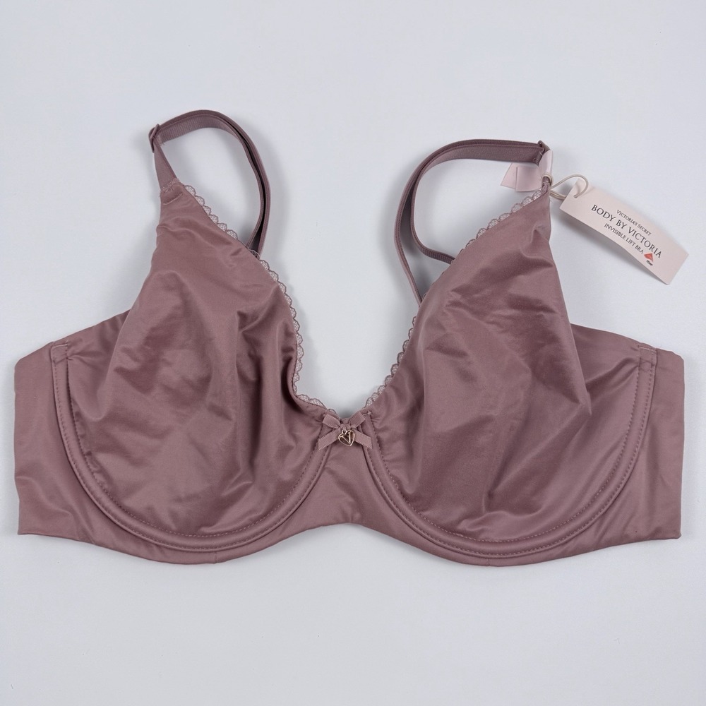Victoria's Secret Body by Victoria Invisible Lift Minimizer Bra Dusty Mauve 36C